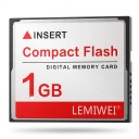 Paměťová karta CF Compact Flash LEMIWEI 1 GB Digital Memory Card Bílá a červená Do digitálního fotoaparátu i čtečky karet CF 2