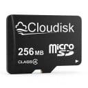 Paměťová karta Cloudisk Micro SD 256 MB MicroSD karta Class 4 Černá Na ukládání dokumentů hudby fotografií a menších souborů 1