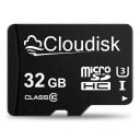 Paměťová karta Cloudisk Micro SD 32 GB MicroSDHC Class 10 U3 Černá Na ukládání fotografií videí hudby a dokumentů i přenos dat 1