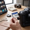 Paměťová karta CompactFlash CF 512 MB 4,2 x 3,6 cm Bílomodrá Pro digitální fotoaparát Na fotografie a data Do zařízení se slotem CF 4