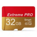 Paměťová karta Micro SD 32 GB MicroSD Class 10 Z epoxidové pryskyřice Červená a zlatá Pro dron TV a počítač Na fotky videa a data 1