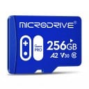 Paměťová karta Microdrive Micro SD 256 GB Vysokorychlostní A2 V30 Class 10 Game PRO 1,5 x 1,1 cm Modrá Na hry videa fotky a data 1