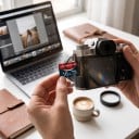 Paměťová karta Microdrive microSD 16 GB Class 10 UHS-I U1 Červená a tmavě modrá Pro mobil a tablet Do kamery i fotoaparátu 3