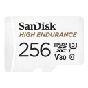 Paměťová karta SanDisk High Endurance microSDXC 256 GB UHS-I Třída U3 V30 i Class 10 Bílá Pro kameru a mobil Na nahrávání videa 1