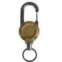 Pandantiv retractabil de pescuit cu arc retractabil din oțel și carabinier Suport robust retractabil pentru echipament de pescuit Susține 4