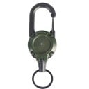 Pandantiv retractabil de pescuit cu arc retractabil din oțel și carabinier Suport robust retractabil pentru echipament de pescuit Susține 5