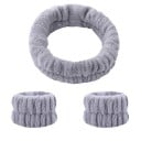 Pandebånd til kvinder med armbånd, der forhindrer vand i at dryppe ned ad dine hænder. Absorberende armbånd med hårpandebånd. Vandabsorberende 5