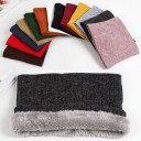 Pañe de cou en tricot d'hiver 3
