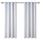 Panel Blackout Curtains Curtain with Ring Suspension Modern Curtains with Up to 90% Blackout Rate Windproof Curtains with Thermal Insulation 100 x 130 cm 2