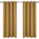 Panel Blackout Curtains Curtain with Ring Suspension Modern Curtains with Up to 90% Blackout Rate Windproof Curtains with Thermal Insulation 100 x 130 cm 6