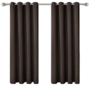 Panel Blackout Curtains Shielding Curtain with Ring Suspension Modern Curtains with Up to 90% Blackout Rate Windproof Curtains with Thermal Insulation 100 x 200 cm 5