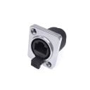 Panelová zásuvka RJ45 IP65 vodotěsný konektor 8P8C typ D s gumovým krytem pro ethernet připojení a průmyslové aplikace 1