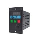 Panelový frekvenční měnič s RS485, 750 W, výstup 0,4 kW, 220 V, 6x10,2x13,2 cm, černý, pro pohon třífázových motorů a strojů 2