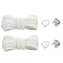 Panglici elastice plate 8 mm 105 cm 1 pereche Încâlțare rapidă fără legare pentru adidași pentru copii și adulți Accesoriu universal 7