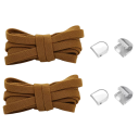 Panglici elastice plate 8 mm 105 cm 1 pereche Încâlțare rapidă fără legare pentru adidași pentru copii și adulți Accesoriu universal 12