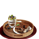 Panier de rangement rond tissé à la main 35 x 6 cm Boîte décorative basse pour petits objets clés cosmétiques organisation de la maison 3