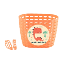 Panier de vélo 20 x 15 cm Plastique avec sangle de fixation Support avant panier de rangement pour guidon de vélo 5