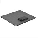 Panneau solaire pliable 50 W avec sortie USB-C et USB 41,8 x 20,7 cm déplié Chargeur portable avec œillets pour suspension Gris Pour le camping 2