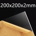 Pannello acrilico trasparente 200x200x2 mm plexiglass tavola plastica per cornici modellismo coperture protettive produzione 5