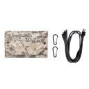 Pannello solare pieghevole 60W USB 5V 610x180 mm Power bank solare portatile con cavo di ricarica per campeggio e escursionismo all'aperto 5