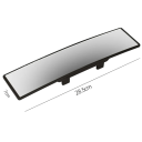 Panoramische auto-achteruitkijkspiegel voor kinderen 180° Antireflecterend blauw glas HD-optiek Nachtelijk rijden Clip-on ontwerp Onbreekbaar 4