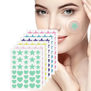 Pansements autocollants pour l'acné 216 pcs (36 × 6) Couverture correctrice imperméable des boutons 8–12 heures Soin de la peau Visage 4