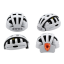 Pánska cyklistická prilba 59–62 cm EPS Predné a zadné LED svetlo Jednofarebná športová prilba na bicykel MTB cestná 8
