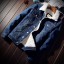 Pánská džínová bunda s kožíškem J2052 10