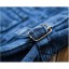 Pánská džínová vesta s kapsami - Tmavě modrá 4
