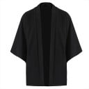 Pánska kimono košeľa Jednofarebné prevedenie Polyester Ľahký voľný strih pre mestský štýl a každodenné nosenie 7