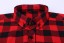 Pánska kockovaná košeľa so vzorom - Červeno-čierna 1