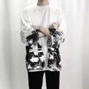 Pánská lehká bunda s potiskem draka J1431 1