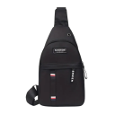 Pánska plátená crossbody taška na hrudník 17x32x5 cm Vodeodolná taška cez rameno na šport Cestovanie Turistiku Kempovanie 9
