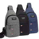 Pánska plátená crossbody taška na hrudník 17x32x5 cm Vodeodolná taška cez rameno na šport Cestovanie Turistiku Kempovanie 3