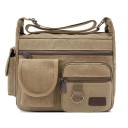 Pánska plátená taška cez rameno 31×21×14 cm Ležérne crossbody cestovná kabelka Vysoko kvalitná módna luxusná pánska taška 11