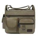 Pánska plátená taška cez rameno 31×21×14 cm Ležérne crossbody cestovná kabelka Vysoko kvalitná módna luxusná pánska taška 10