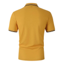 Pánska polokošile s krátkym rukávom Jednofarebná Potlač kone na hrudníku Límeček Gombíky Polyester Klasický strih 2
