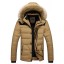 Pánska zimná bunda s kožuchom J2629 13