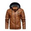 Pánská zimní kožená bunda F1080 4
