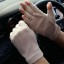 Pánské bavlněné rukavice bezprsté 6