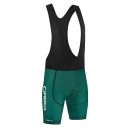 Pánské černo-zelené cyklistické kraťasy s laclem, odolné proti potu, polyester a elastan, pro cyklistiku, sport a aktivity 1