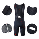 Pánské cyklistické kraťasy s laclem a síťovanými šlemi elastan lycra ergonomický střih pro pohodlnou jízdu na kole 5