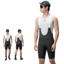 Pánské cyklistické kraťasy s laclem elastické polyester černé s cyklistickou vložkou krátké pro silniční i rekreační cyklistiku 3