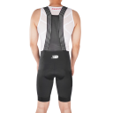 Pánské cyklistické kraťasy s laclem prodyšná síťovaná záda elastické nylon elastan černé krátké pro silniční i rekreační cyklistiku 4