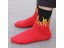 Pánské dlouhé ponožky s plameny 6