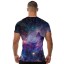 Pánske elastické 3D tričko s potlačou - Vesmír 1