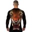 Pánske elastické 3D tričko s tigrím potlačou - dlhý rukáv 1