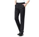 Pánske elegantné spoločenské nohavice s vreckami Jednofarebné formálne nohavice Rôzne farby Pohodlný strih Polyester Spandex 12