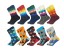Pánske farebné ponožky - 10 párov 1