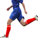 Pánske futbalové športové ponožky dlhé pod kolená bavlnené priedušné rýchloschnúce elastické 4